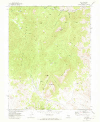 Tybo Nevada Historical topographic map, 1:24000 scale, 7.5 X 7.5 Minute, Year 1968