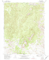 Tybo Nevada Historical topographic map, 1:24000 scale, 7.5 X 7.5 Minute, Year 1968