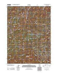 Ungina Wongo Nevada Historical topographic map, 1:24000 scale, 7.5 X 7.5 Minute, Year 2012