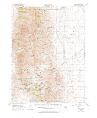 Unionville Nevada Historical topographic map, 1:62500 scale, 15 X 15 Minute, Year 1954