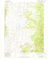 Upper Fish Lake Nevada Historical topographic map, 1:24000 scale, 7.5 X 7.5 Minute, Year 1967