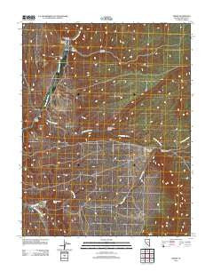Ursine Nevada Historical topographic map, 1:24000 scale, 7.5 X 7.5 Minute, Year 2012