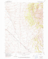 Valley Pass Nevada Historical topographic map, 1:24000 scale, 7.5 X 7.5 Minute, Year 1967