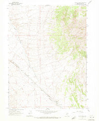 Valley Pass Nevada Historical topographic map, 1:24000 scale, 7.5 X 7.5 Minute, Year 1967