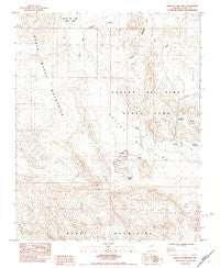 Valley of Fire West Nevada Historical topographic map, 1:24000 scale, 7.5 X 7.5 Minute, Year 1984