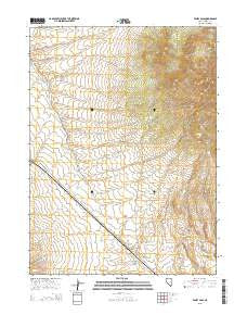 Valley Pass Nevada Current topographic map, 1:24000 scale, 7.5 X 7.5 Minute, Year 2015