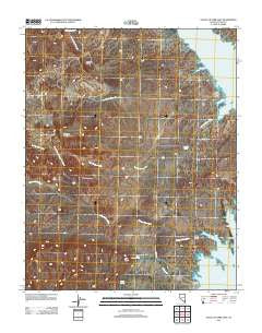 Valley of Fire East Nevada Historical topographic map, 1:24000 scale, 7.5 X 7.5 Minute, Year 2012