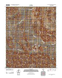Valley of Fire West Nevada Historical topographic map, 1:24000 scale, 7.5 X 7.5 Minute, Year 2012