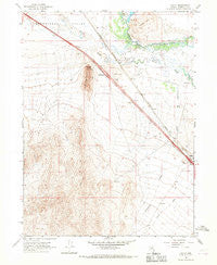 Valmy Nevada Historical topographic map, 1:24000 scale, 7.5 X 7.5 Minute, Year 1965