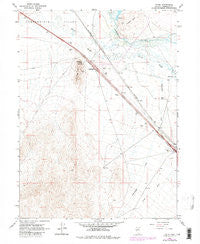 Valmy Nevada Historical topographic map, 1:24000 scale, 7.5 X 7.5 Minute, Year 1965