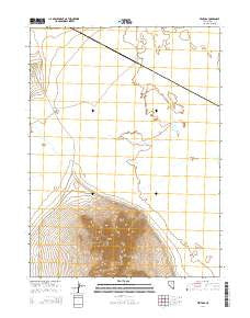 Ventosa Nevada Current topographic map, 1:24000 scale, 7.5 X 7.5 Minute, Year 2014