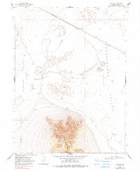 Ventosa Nevada Historical topographic map, 1:24000 scale, 7.5 X 7.5 Minute, Year 1968