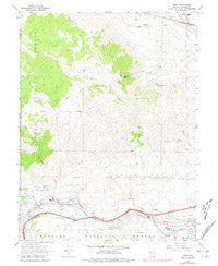 Verdi Nevada Historical topographic map, 1:24000 scale, 7.5 X 7.5 Minute, Year 1967