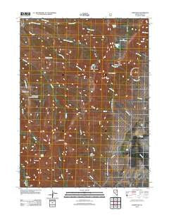 Verdi Peak Nevada Historical topographic map, 1:24000 scale, 7.5 X 7.5 Minute, Year 2012