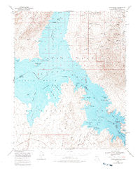 Virgin Basin Nevada Historical topographic map, 1:62500 scale, 15 X 15 Minute, Year 1953