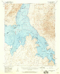 Virgin Basin Nevada Historical topographic map, 1:62500 scale, 15 X 15 Minute, Year 1953
