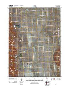 Vya Nevada Historical topographic map, 1:24000 scale, 7.5 X 7.5 Minute, Year 2011