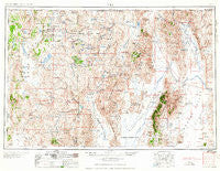 Vya Nevada Historical topographic map, 1:250000 scale, 1 X 2 Degree, Year 1958