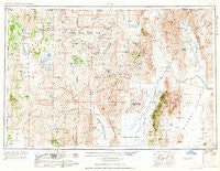Vya Nevada Historical topographic map, 1:250000 scale, 1 X 2 Degree, Year 1962