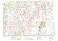 Vya Nevada Historical topographic map, 1:250000 scale, 1 X 2 Degree, Year 1954