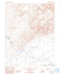 Wabuska Nevada Historical topographic map, 1:24000 scale, 7.5 X 7.5 Minute, Year 1987