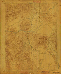 Wabuska Nevada Historical topographic map, 1:125000 scale, 30 X 30 Minute, Year 1894