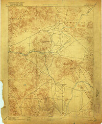 Wabuska Nevada Historical topographic map, 1:125000 scale, 30 X 30 Minute, Year 1894
