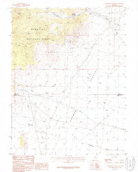 Wadsworth Nevada Historical topographic map, 1:24000 scale, 7.5 X 7.5 Minute, Year 1985