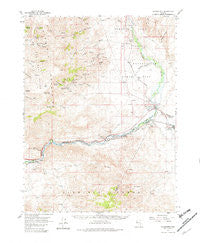 Wadsworth Nevada Historical topographic map, 1:62500 scale, 15 X 15 Minute, Year 1957