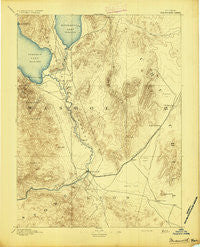 Wadsworth Nevada Historical topographic map, 1:125000 scale, 30 X 30 Minute, Year 1894