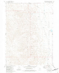 Wagner Springs Nevada Historical topographic map, 1:24000 scale, 7.5 X 7.5 Minute, Year 1980