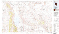 Walker Lake Nevada Historical topographic map, 1:100000 scale, 30 X 60 Minute, Year 1985