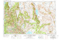 Walker Lake Nevada Historical topographic map, 1:250000 scale, 1 X 2 Degree, Year 1957