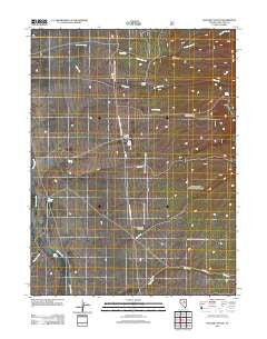 Walker Canyon Nevada Historical topographic map, 1:24000 scale, 7.5 X 7.5 Minute, Year 2012