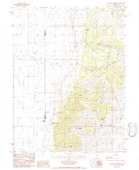 Walti Hot Springs Nevada Historical topographic map, 1:24000 scale, 7.5 X 7.5 Minute, Year 1986