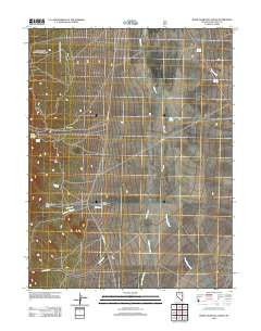 Ward Charcoal Ovens Nevada Historical topographic map, 1:24000 scale, 7.5 X 7.5 Minute, Year 2012