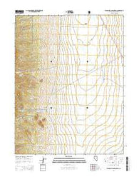 Ward Charcoal Ovens Nevada Current topographic map, 1:24000 scale, 7.5 X 7.5 Minute, Year 2014