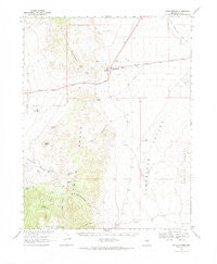 Warm Springs Nevada Historical topographic map, 1:62500 scale, 15 X 15 Minute, Year 1968