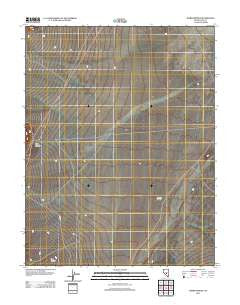 Warm Springs Nevada Historical topographic map, 1:24000 scale, 7.5 X 7.5 Minute, Year 2012