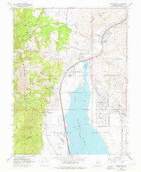 Washoe City Nevada Historical topographic map, 1:24000 scale, 7.5 X 7.5 Minute, Year 1968