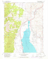 Washoe City Nevada Historical topographic map, 1:24000 scale, 7.5 X 7.5 Minute, Year 1968