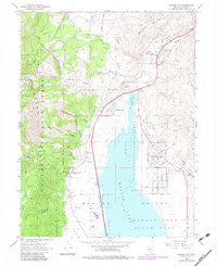 Washoe City Nevada Historical topographic map, 1:24000 scale, 7.5 X 7.5 Minute, Year 1968