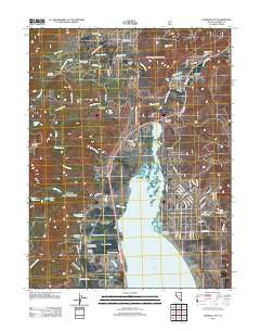 Washoe City Nevada Historical topographic map, 1:24000 scale, 7.5 X 7.5 Minute, Year 2012