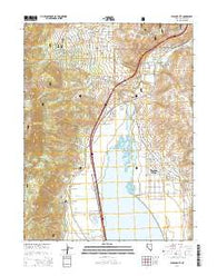 Washoe City Nevada Current topographic map, 1:24000 scale, 7.5 X 7.5 Minute, Year 2014