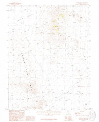 Water Gap NE Nevada Historical topographic map, 1:24000 scale, 7.5 X 7.5 Minute, Year 1985