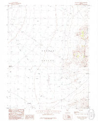 Water Gap West Nevada Historical topographic map, 1:24000 scale, 7.5 X 7.5 Minute, Year 1985