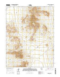 Water Gap NE Nevada Current topographic map, 1:24000 scale, 7.5 X 7.5 Minute, Year 2014