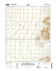 Water Gap West Nevada Current topographic map, 1:24000 scale, 7.5 X 7.5 Minute, Year 2014