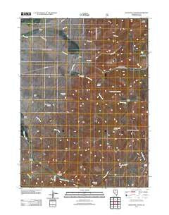 Water Pipe Canyon Nevada Historical topographic map, 1:24000 scale, 7.5 X 7.5 Minute, Year 2012