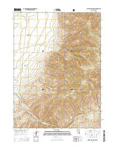 Water Pipe Canyon Nevada Current topographic map, 1:24000 scale, 7.5 X 7.5 Minute, Year 2015
